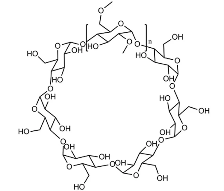 Molecular structuer Methyl betacyclodextrin